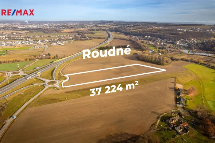 Prodej komerčního pozemku, Roudné, 37224 m2