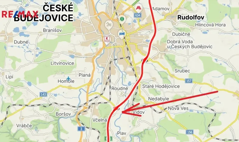 Prodej komerčního pozemku, Roudné, 37224 m2