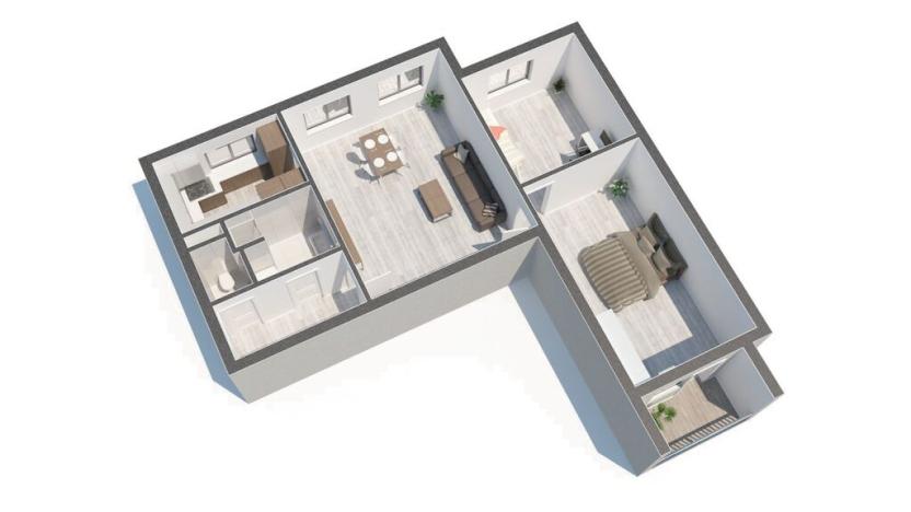 Prodej bytu 4+1, Lišov, Čechova, 78 m2