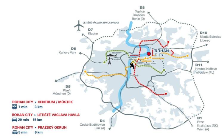 Pronájem bytu 2+kk, Praha - Karlín, Sokolova, 60 m2