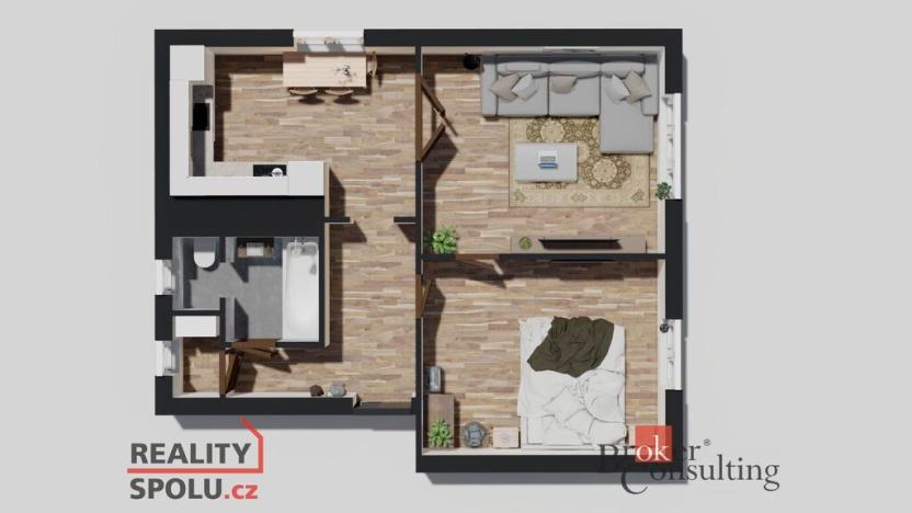 Prodej bytu 2+1, Ostrava, 52 m2