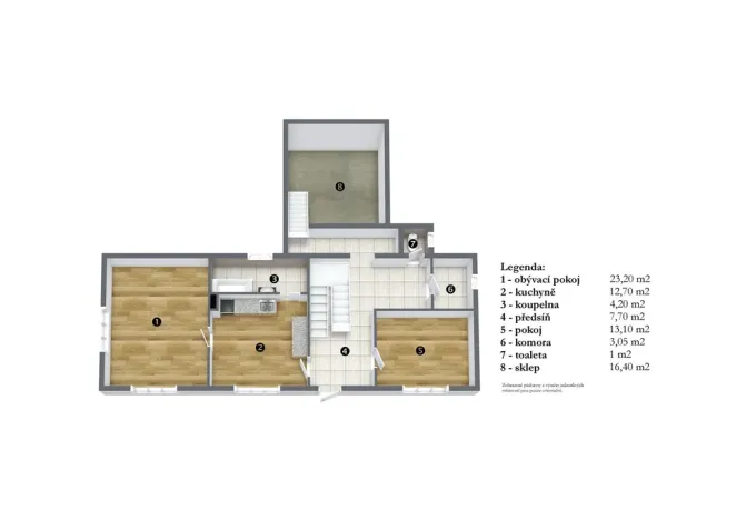 Prodej rodinného domu, Podhorní Újezd a Vojice - Vojice, 157 m2