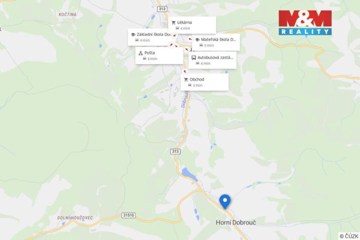 Prodej pozemku pro bydlení, Dolní Dobrouč - Horní Dobrouč, 1935 m2