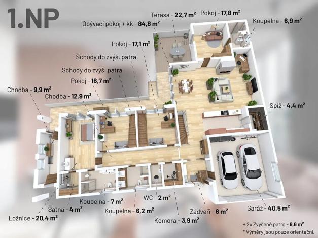 Prodej rodinného domu, Doksy, Severní, 342 m2