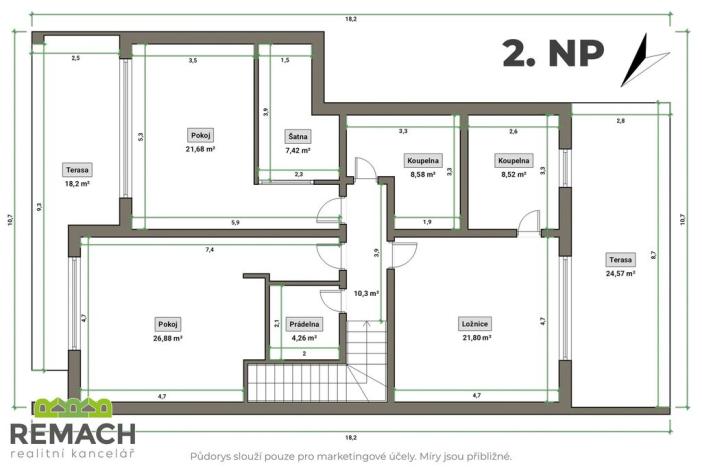 Prodej rodinného domu, Uherské Hradiště, Na Hraničkách, 235 m2