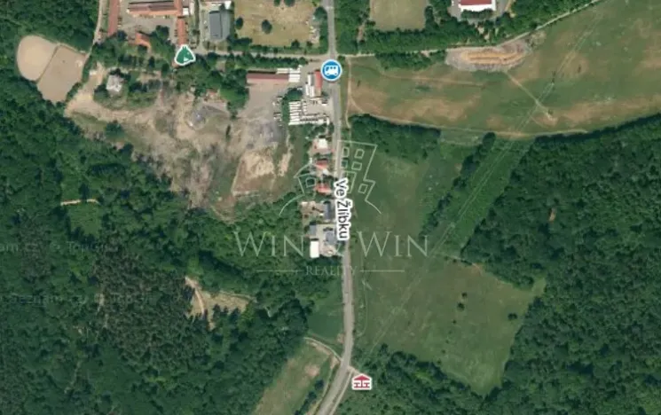 Pronájem komerčního pozemku, Praha - Horní Počernice, Ve žlíbku, 500 m2