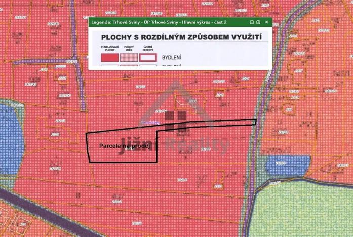 Prodej pozemku pro bydlení, Trhové Sviny, Rejta, 2310 m2