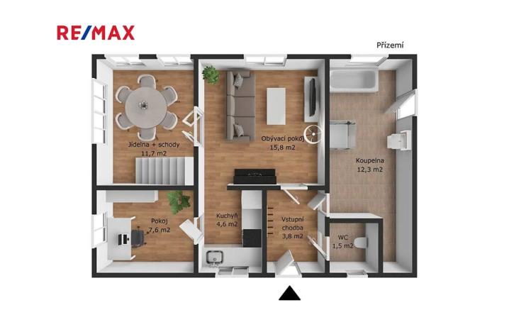 Prodej chaty, Stříbrná Skalice, osada Důle, 85 m2