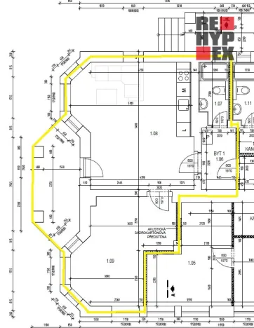 Pronájem bytu 2+kk, Mimoň - Mimoň V, Nádražní, 52 m2