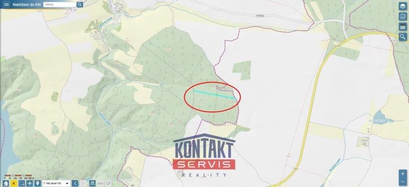 Prodej lesa, Jickovice, 32955 m2