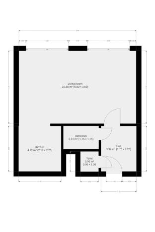 Pronájem bytu 1+1, Praha - Stodůlky, Blattného, 33 m2