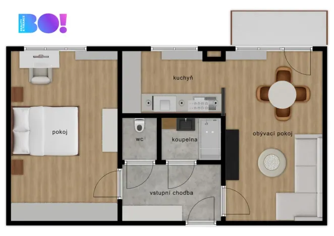 Pronájem bytu 2+1, Karviná, Březová, 52 m2