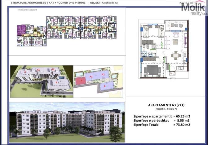 Prodej bytu 2+kk, Golem, 74 m2