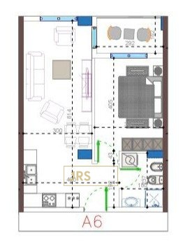Prodej bytu 1+1, Golem, Albánie, 54 m2