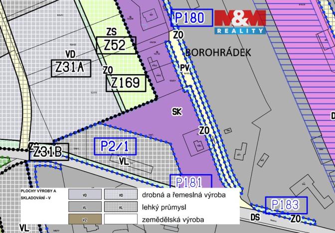 Prodej komerčního pozemku, Borohrádek, 900 m2