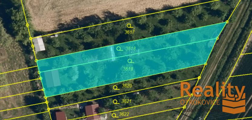 Prodej zahrady, Otrokovice, Smetanova, 1098 m2