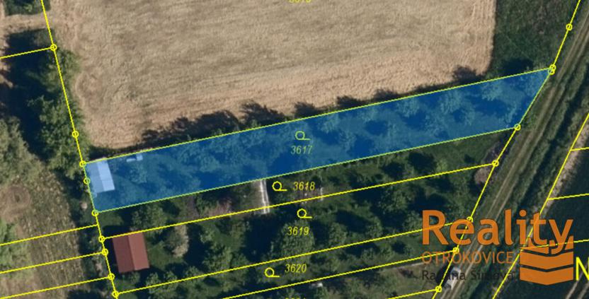 Prodej zahrady, Otrokovice, Smetanova, 782 m2