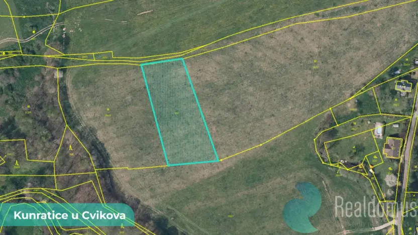 Prodej podílu 3/8 louky, Kunratice u Cvikova, 4157 m2