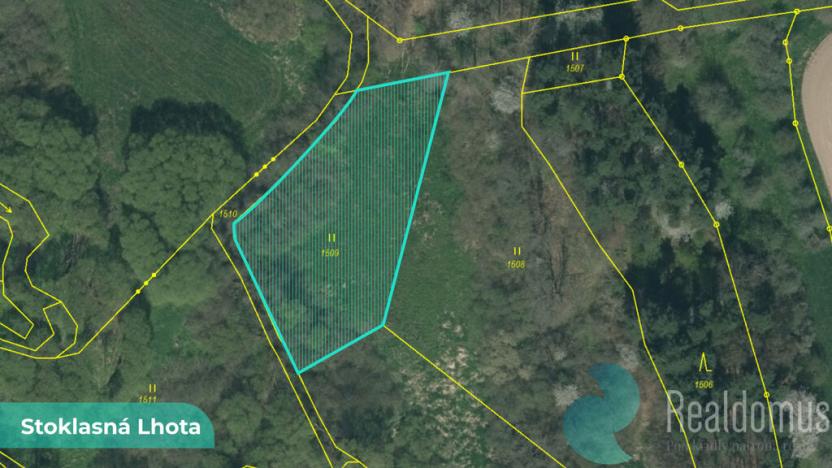 Prodej podílu 1/2 louky, Tábor, 841 m2