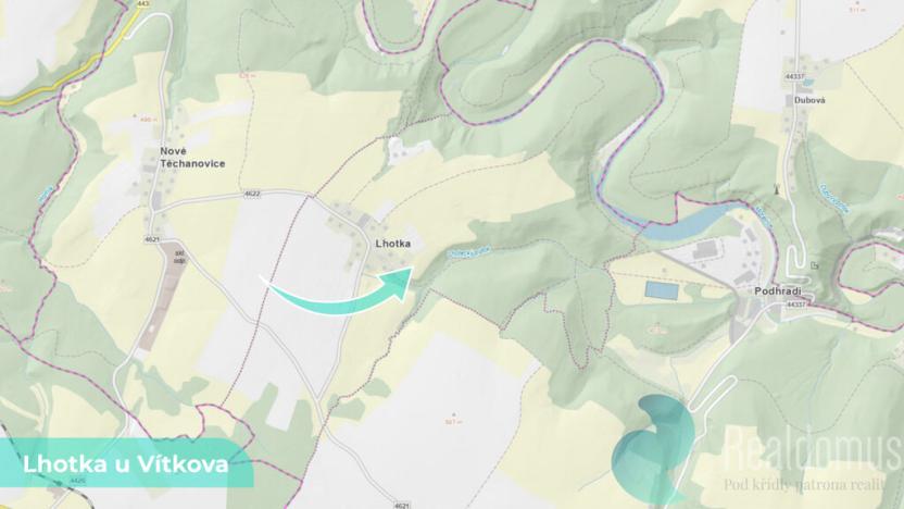 Prodej podílu 1/4 louky, Vítkov, 2776 m2