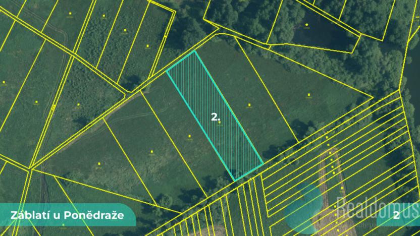 Prodej podílu 1/2 pole, Záblatí, 4195 m2