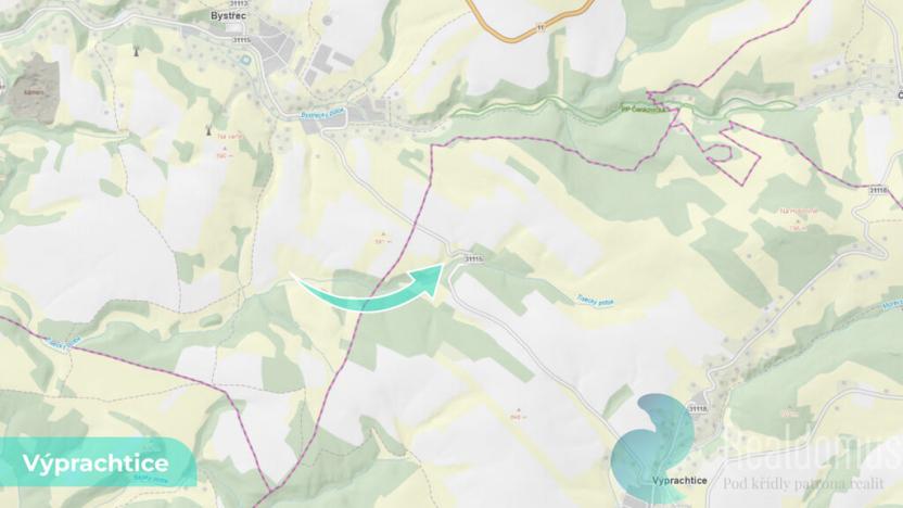 Prodej louky, Výprachtice, 6838 m2