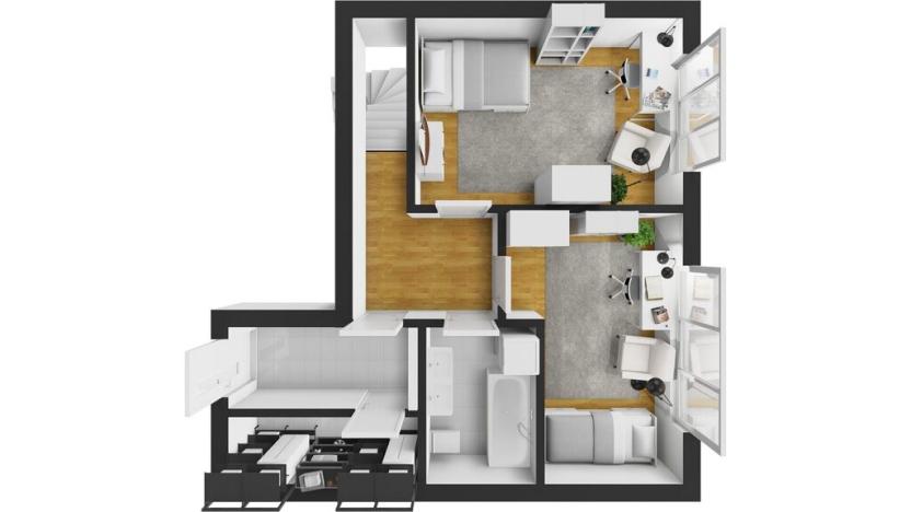 Prodej bytu 4+kk, Praha - Libeň, Nad Okrouhlíkem, 94 m2