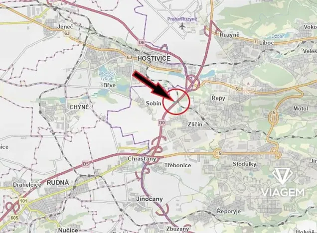Prodej pole, Praha - Zličín, 3512 m2