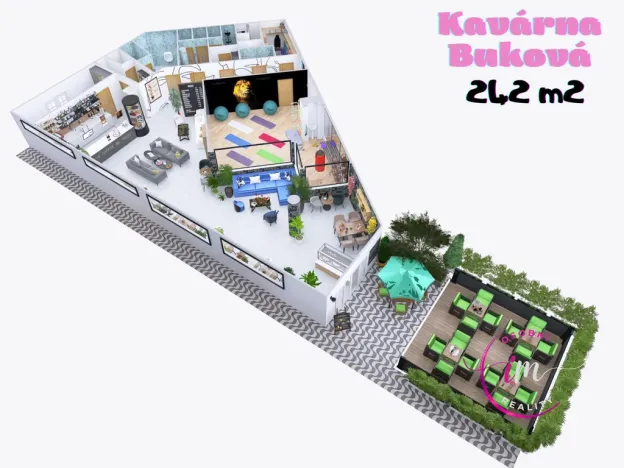 Prodej obchodního prostoru, Jihlava - Horní Kosov, Buková, 242 m2