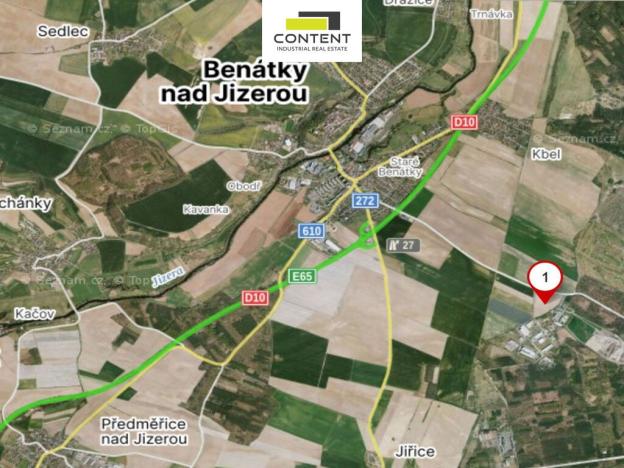 Pronájem skladu, Benátky nad Jizerou - Benátky nad Jizerou II, Průmyslová, 4724 m2