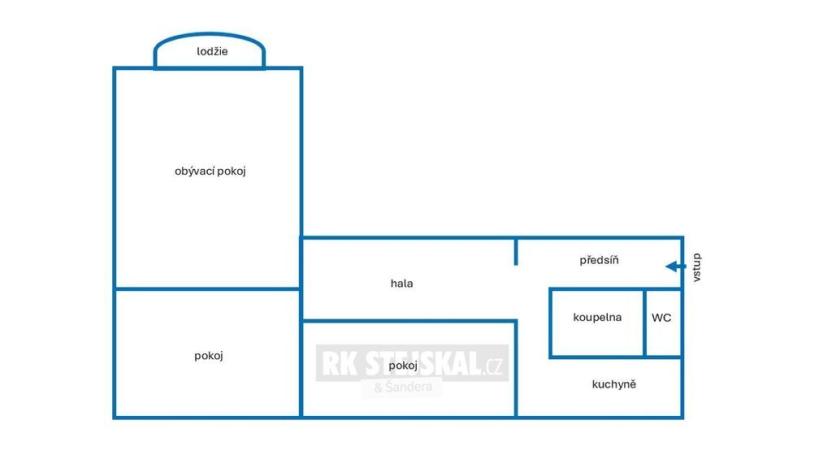 Pronájem bytu 3+1, Český Krumlov - Domoradice, 78 m2