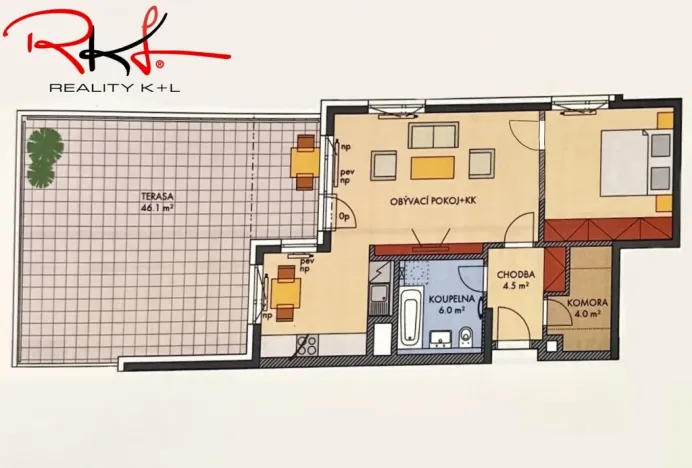 Prodej bytu 2+kk, Praha, Kryšpínova, 107 m2