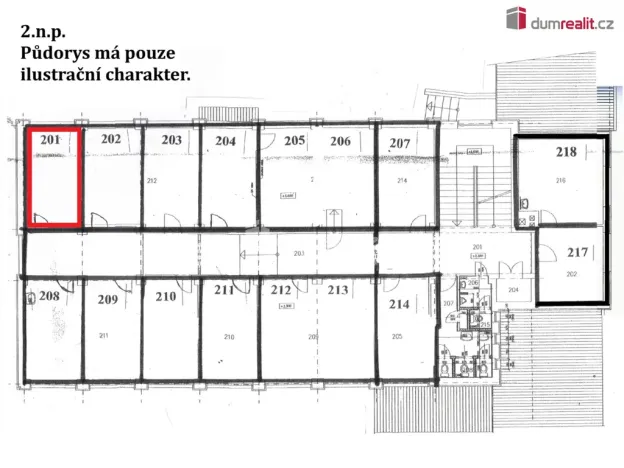 Pronájem kanceláře, České Budějovice, Na Zlaté stoce, 15 m2