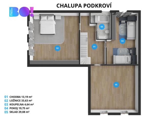 Prodej chalupy, Malá Morava, 181 m2