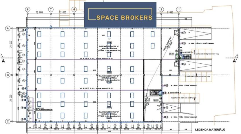 Pronájem skladu, Praha - Běchovice, 13308 m2