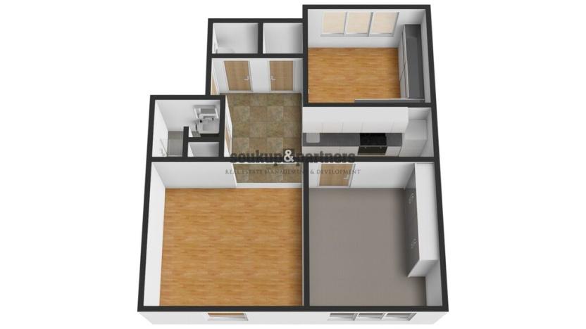 Pronájem bytu 3+kk, Praha - Radlice, Na Farkáně III, 53 m2