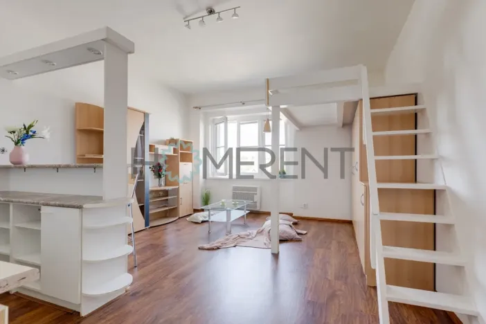 Pronájem bytu 1+kk, Praha - Nusle, Bartoškova, 30 m2