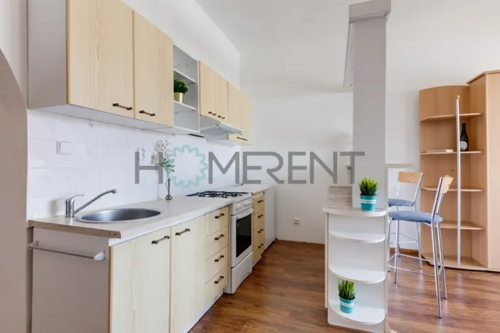 Pronájem bytu 1+kk, Praha - Nusle, Bartoškova, 30 m2