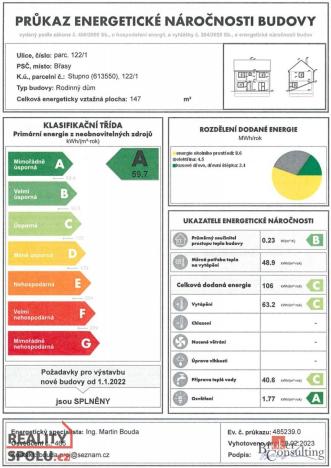 Prodej rodinného domu, Břasy - Stupno, 139 m2