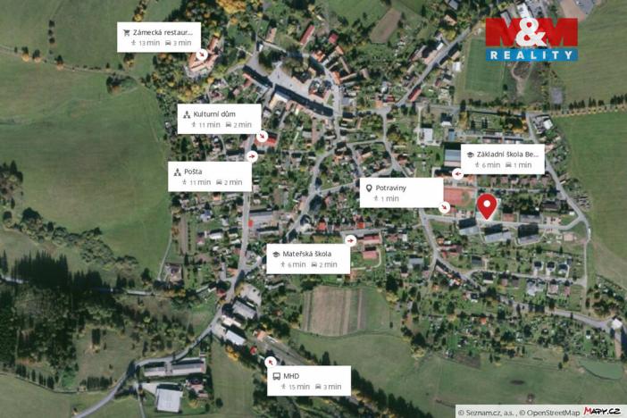 Prodej bytu 3+1, Bezdružice, Na Sídlišti, 60 m2