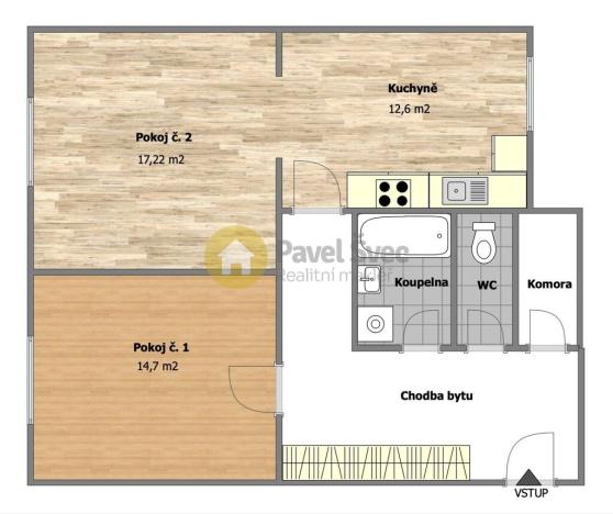 Pronájem bytu 2+1, Strakonice - Strakonice I, Mikoláše Alše, 65 m2