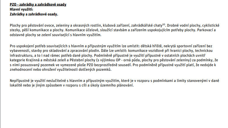 Prodej zahrady, Praha, 644 m2