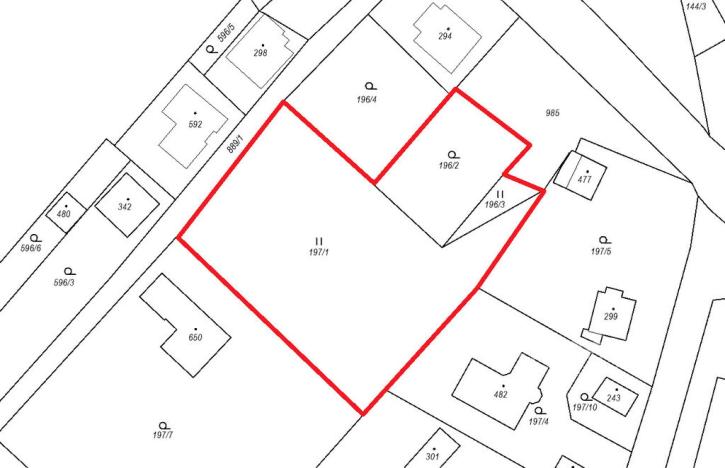 Prodej pozemku pro bydlení, Kamenný Újezd, 3109 m2