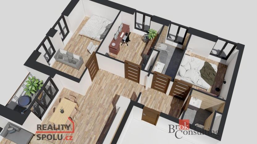 Prodej bytu 4+kk, Ostrava - Michálkovice, Československé armády, 92 m2