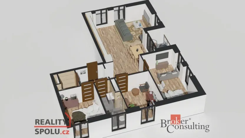 Prodej bytu 4+kk, Ostrava - Michálkovice, Československé armády, 92 m2