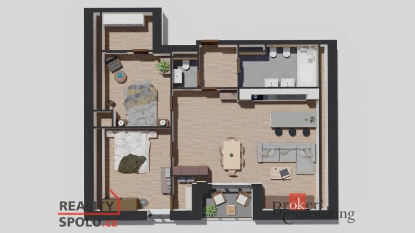 Prodej bytu 3+kk, Ostrava - Michálkovice, Československé armády, 97 m2