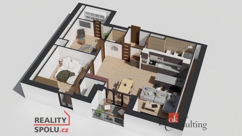 Prodej bytu 3+kk, Ostrava - Michálkovice, Československé armády, 97 m2