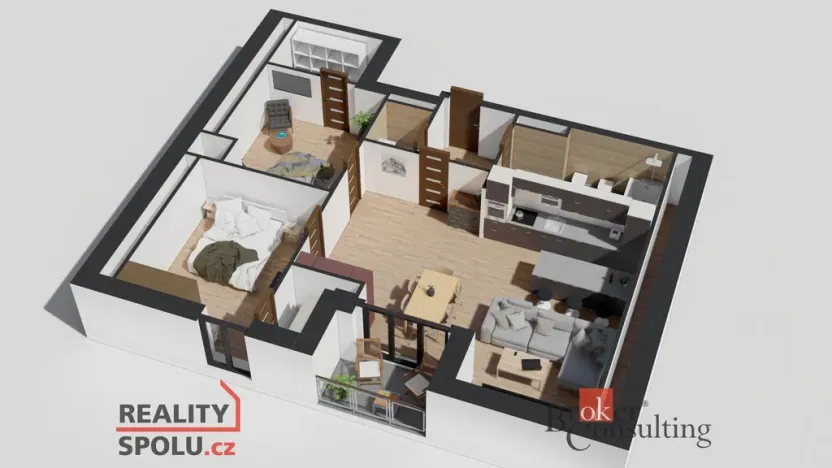 Prodej bytu 3+kk, Ostrava - Michálkovice, Československé armády, 97 m2