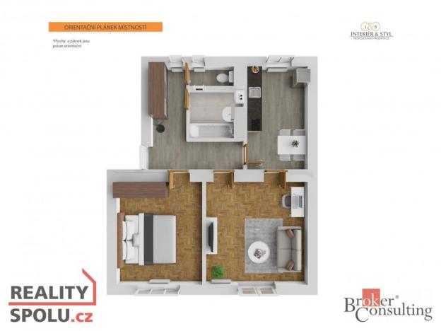 Prodej bytu 2+1, Nový Bydžov, Julia Fučíka, 65 m2