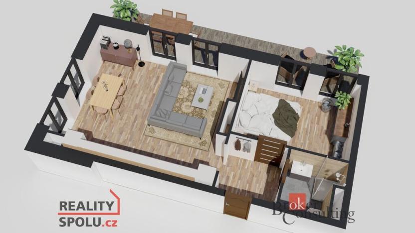 Prodej bytu 2+kk, Ostrava - Michálkovice, Československé armády, 54 m2